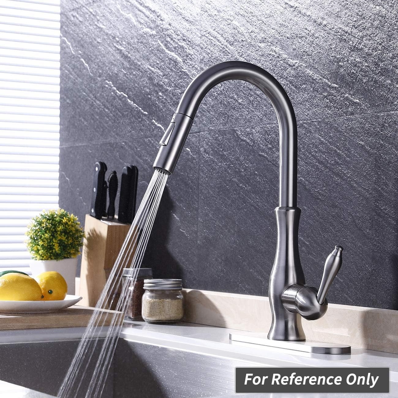 Vervangende handdouche douchekop SUS304 RVS Geborsteld staal G1/2 | 2 functies spray & stream