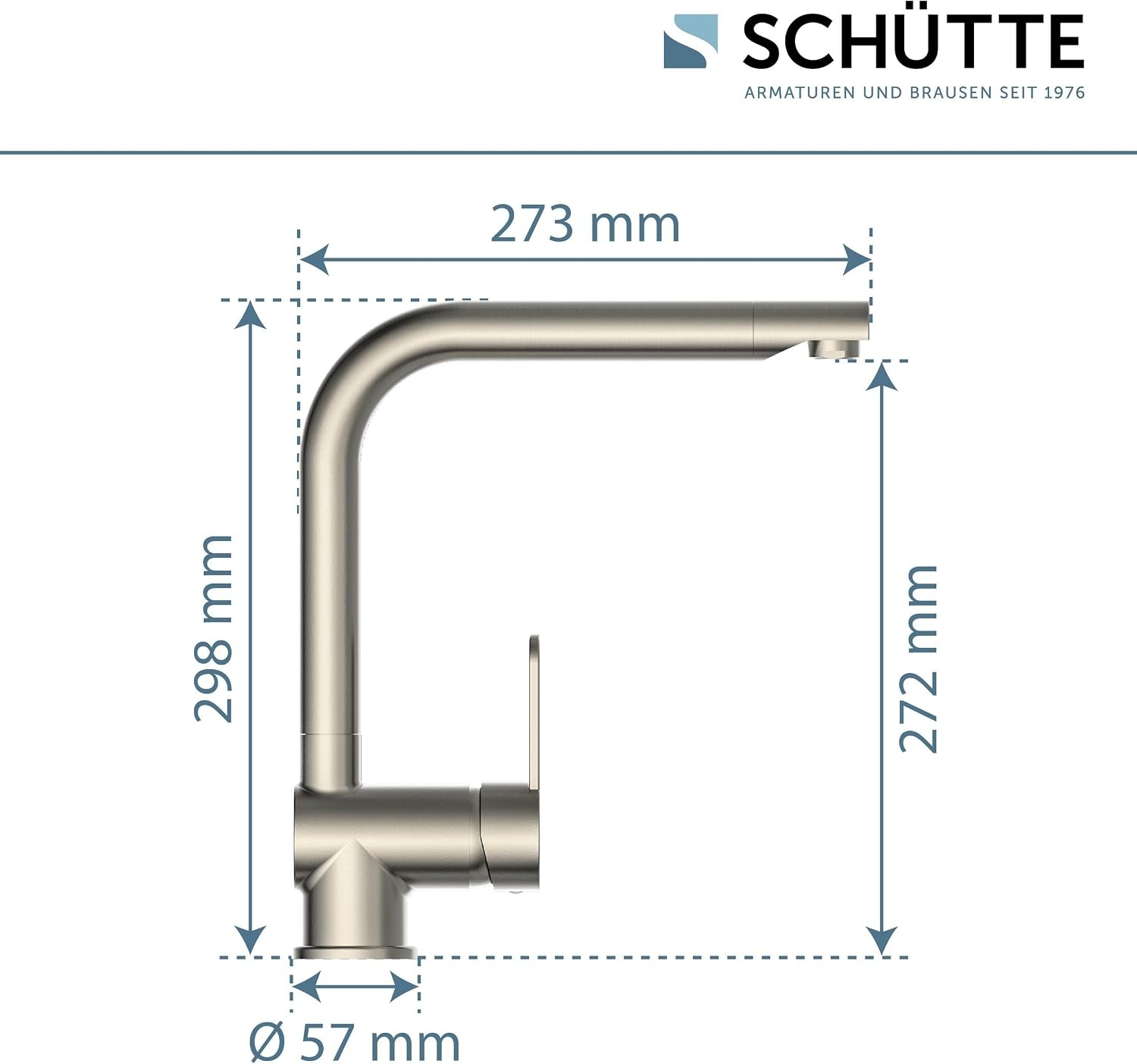 RVS Keukenkraan 360° Draaibaar 32 cm Hoog | 34% Korting