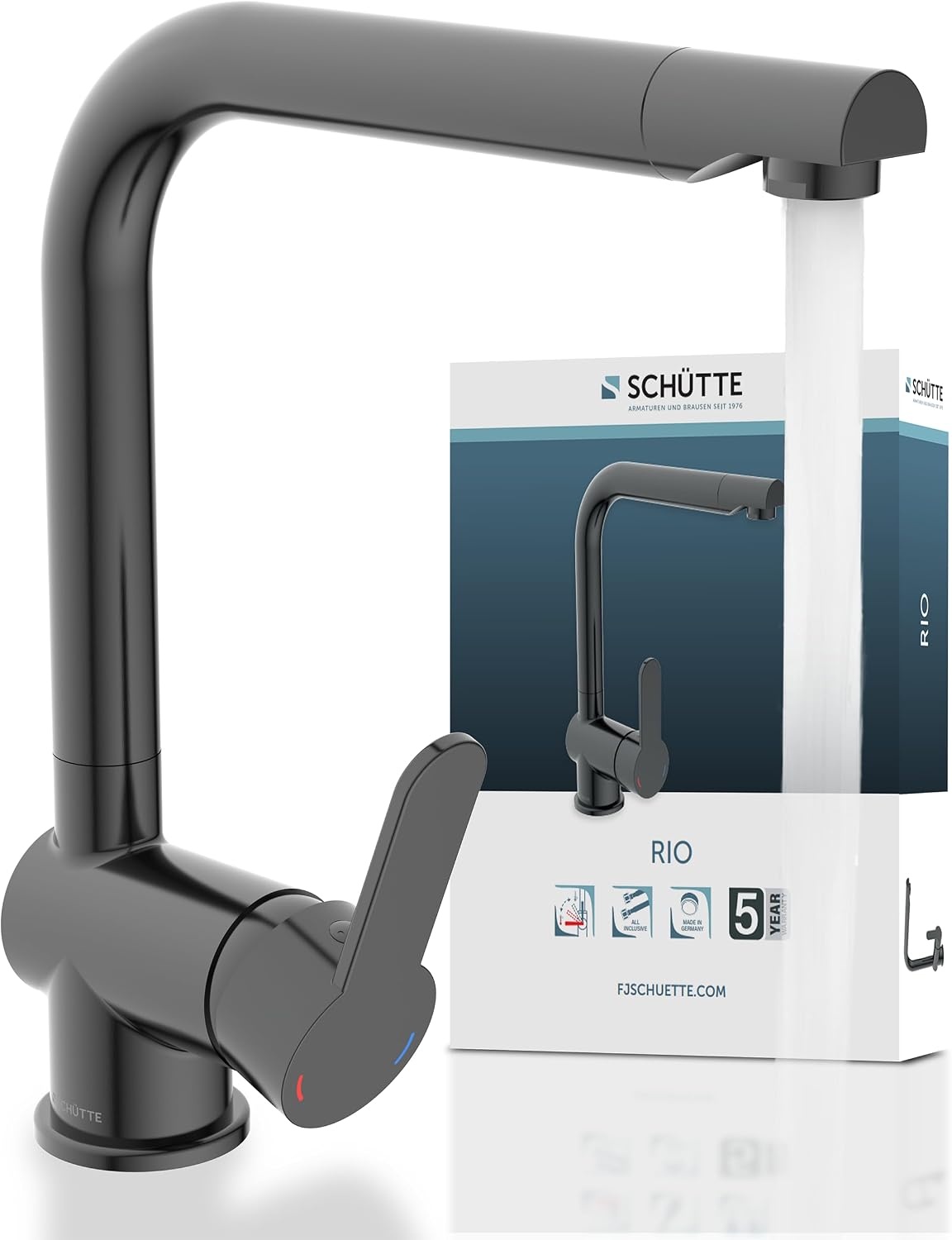 RVS Keukenkraan 360° Draaibaar 32 cm Hoog | 34% Korting