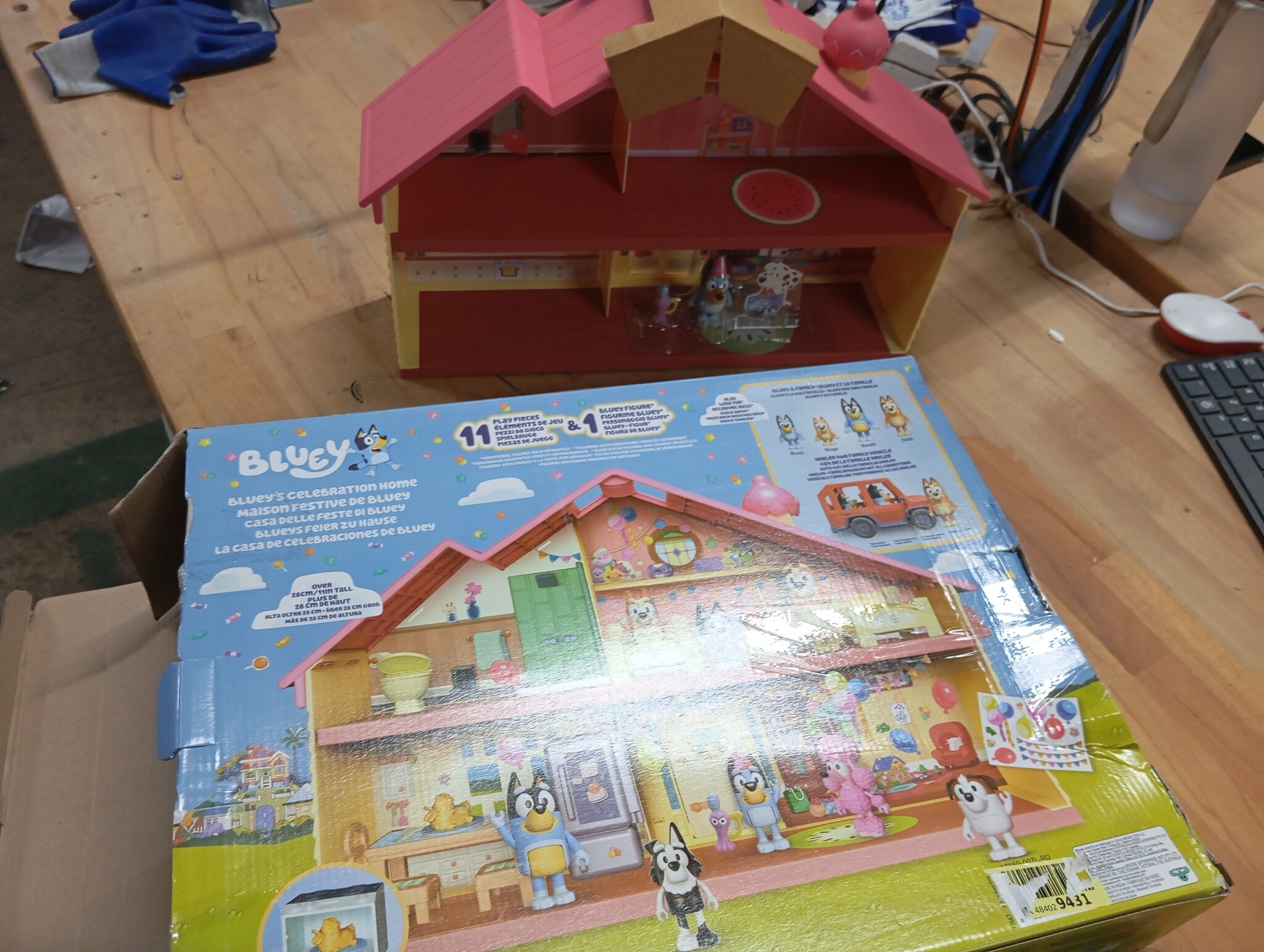 Bluey Feest Speelhuis - 4 Kamers, 2 Verdiepingen + Exclusief Figuur | 58% Korting!