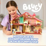 Bluey Feest Speelhuis - 4 Kamers, 2 Verdiepingen + Exclusief Figuur | 58% Korting!