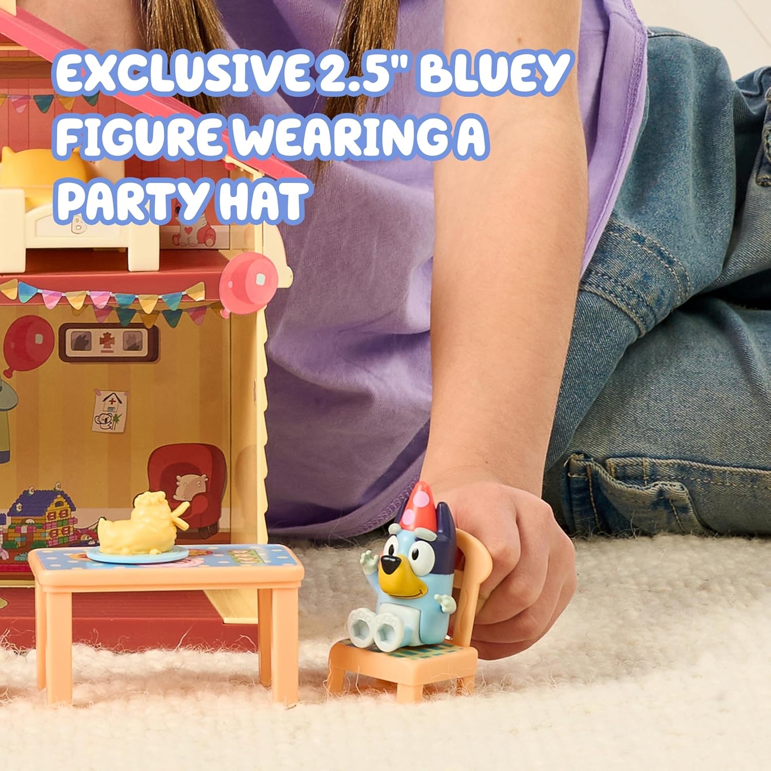 Bluey Feest Speelhuis - 4 Kamers, 2 Verdiepingen + Exclusief Figuur | 58% Korting!
