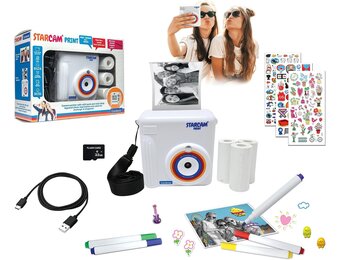 Instant Camera Kinderen met Printer & 3 Papierrollen - 34% Korting