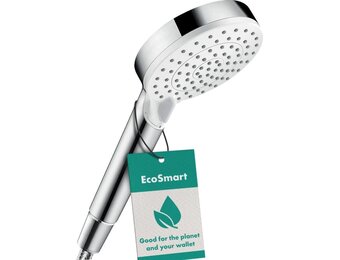 Waterbesparende Handdouche 6,7 l/min - 2 Straalsoorten - Wit/Chroom - 50% Korting