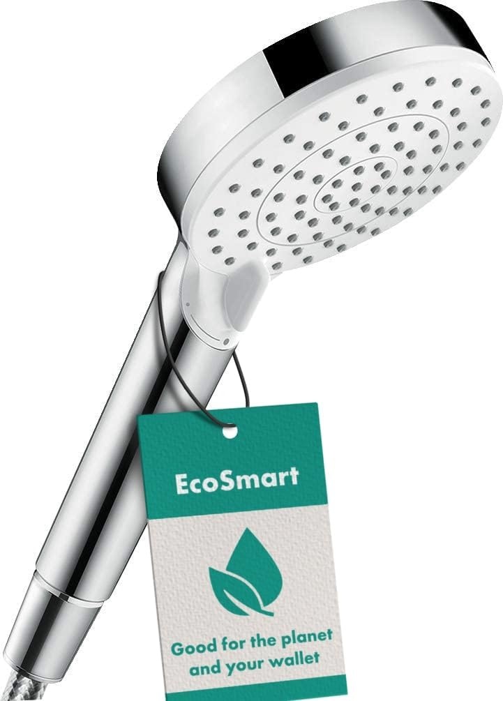 Waterbesparende Handdouche 6,7 l/min - 2 Straalsoorten - Wit/Chroom - 50% Korting