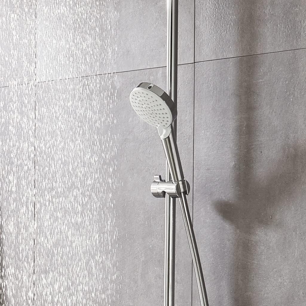 Waterbesparende Handdouche 6,7 l/min - 2 Straalsoorten - Wit/Chroom - 50% Korting
