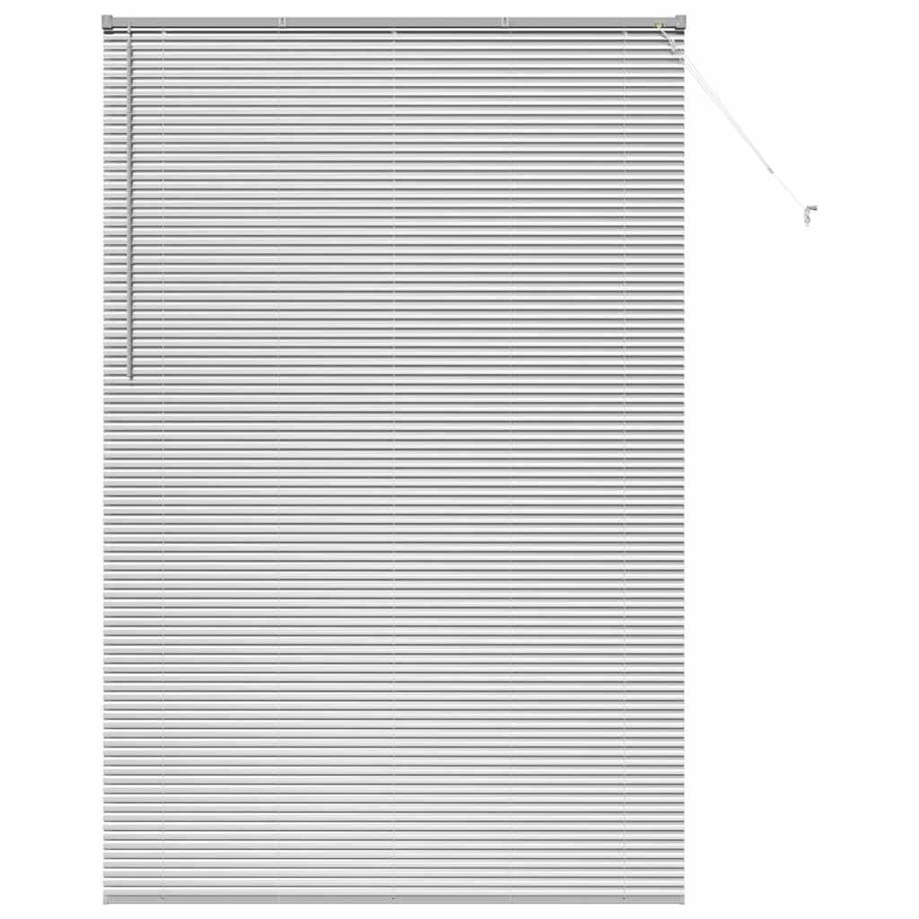 Zilveren Venetiaanse Jaloezie Aluminium 220x140 cm - 34% Korting