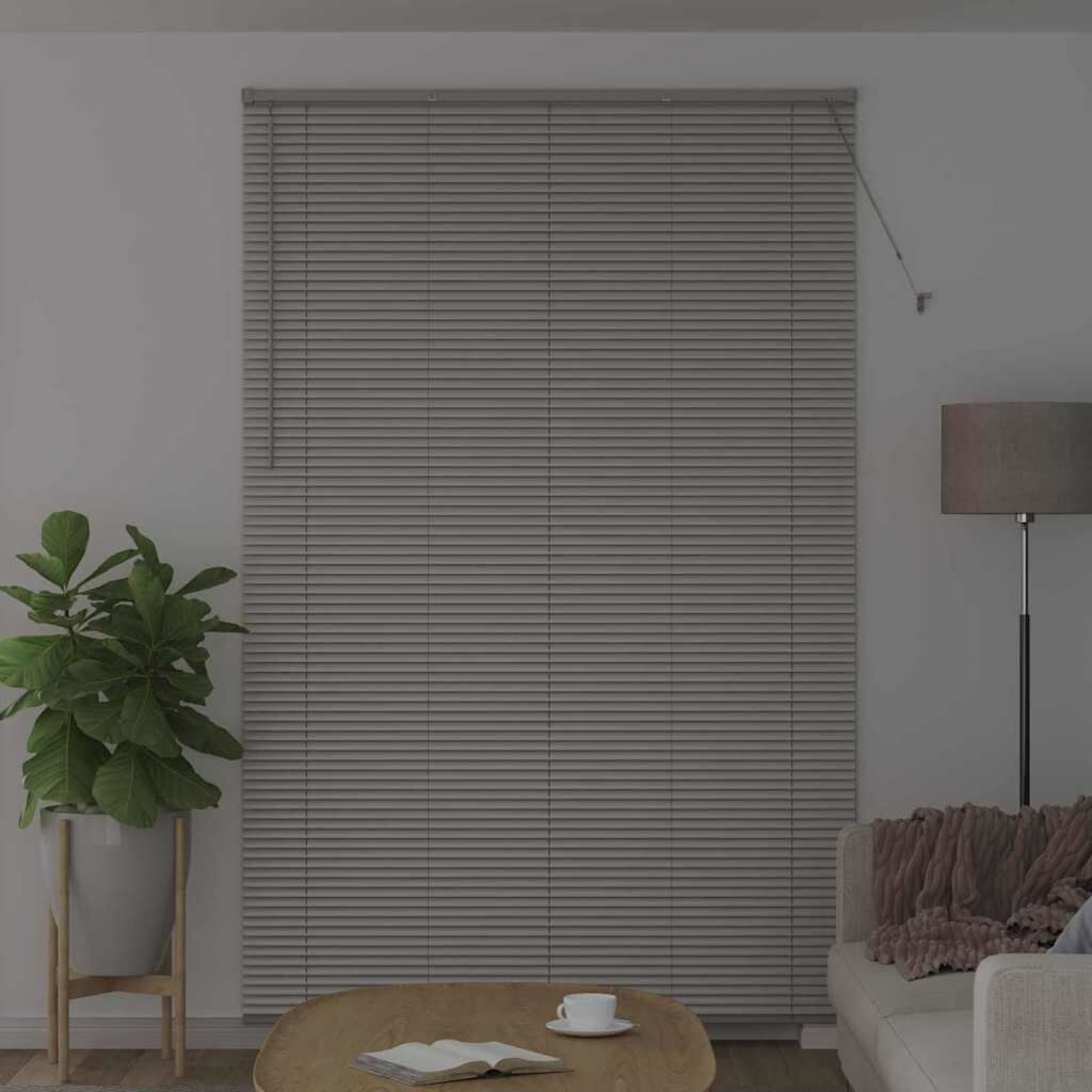 Zilveren Venetiaanse Jaloezie Aluminium 220x140 cm - 34% Korting