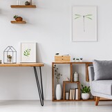 Bureau Organizer met 2 Lades - Bamboe & MDF - Wit/Natuur - 33% Korting