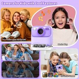 Digitale Kinder Instant Camera Paars | 1080p | Direct Print | 32GB | 34% Korting