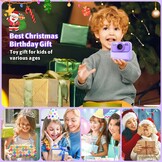Digitale Kinder Instant Camera Paars | 1080p | Direct Print | 32GB | 34% Korting