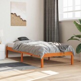 VidaXL Bedframe Grenenhout Wasbruin 75x190 cm - 34% Korting