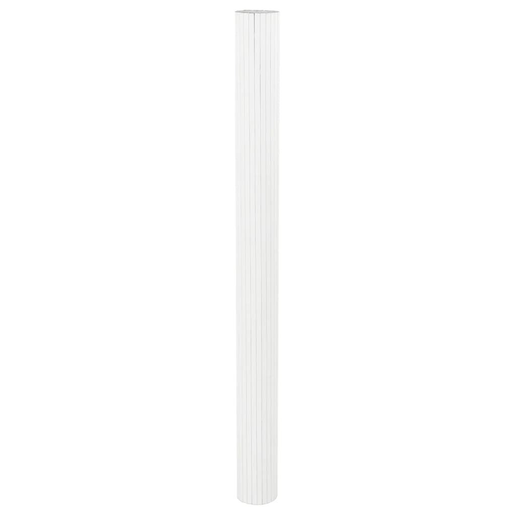 vidaXL Kamerscherm Bamboe Wit 600x165 cm - 54% Korting