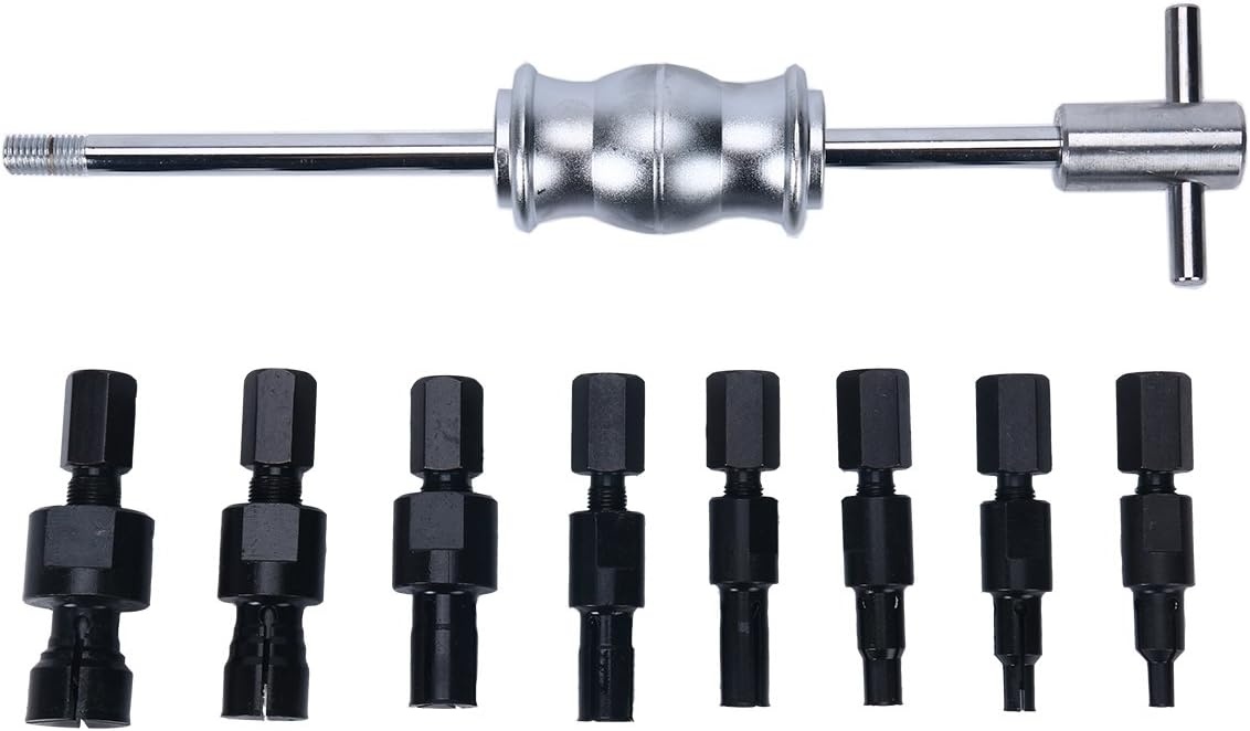 9-delige Interne Lagertrekker Set met Glijhamer (8-32 mm) - Blauw