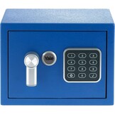Elektronische Kluis Mini Yale Blauw | 33% Korting | Pincode & Noodsleutels