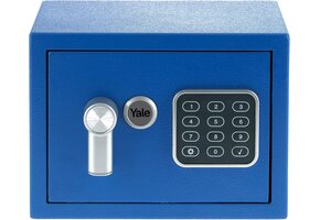 Yale Elektronische Kluis Mini Blauw - 40% Korting