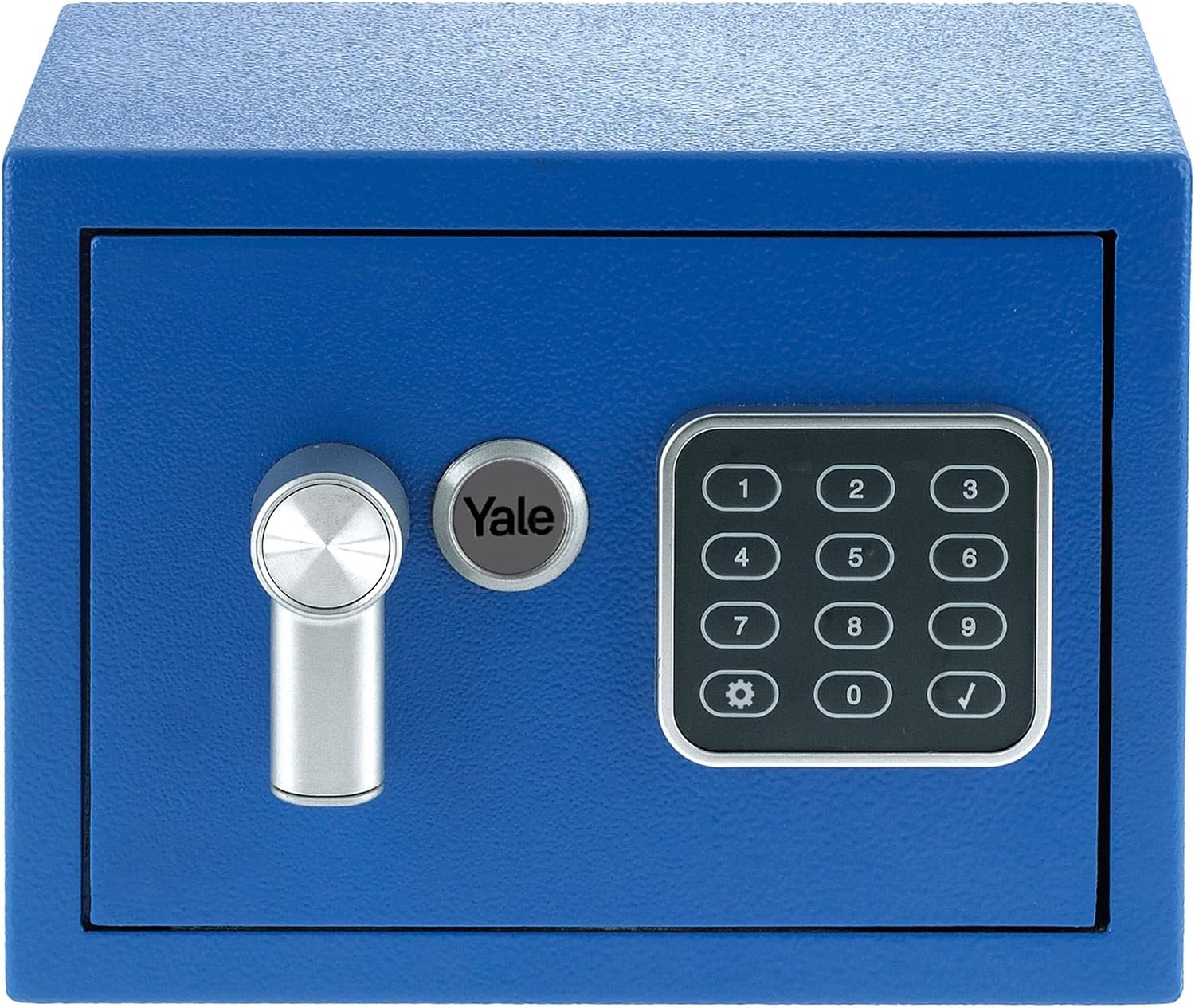Elektronische Kluis Mini Yale Blauw | 33% Korting | Pincode & Noodsleutels