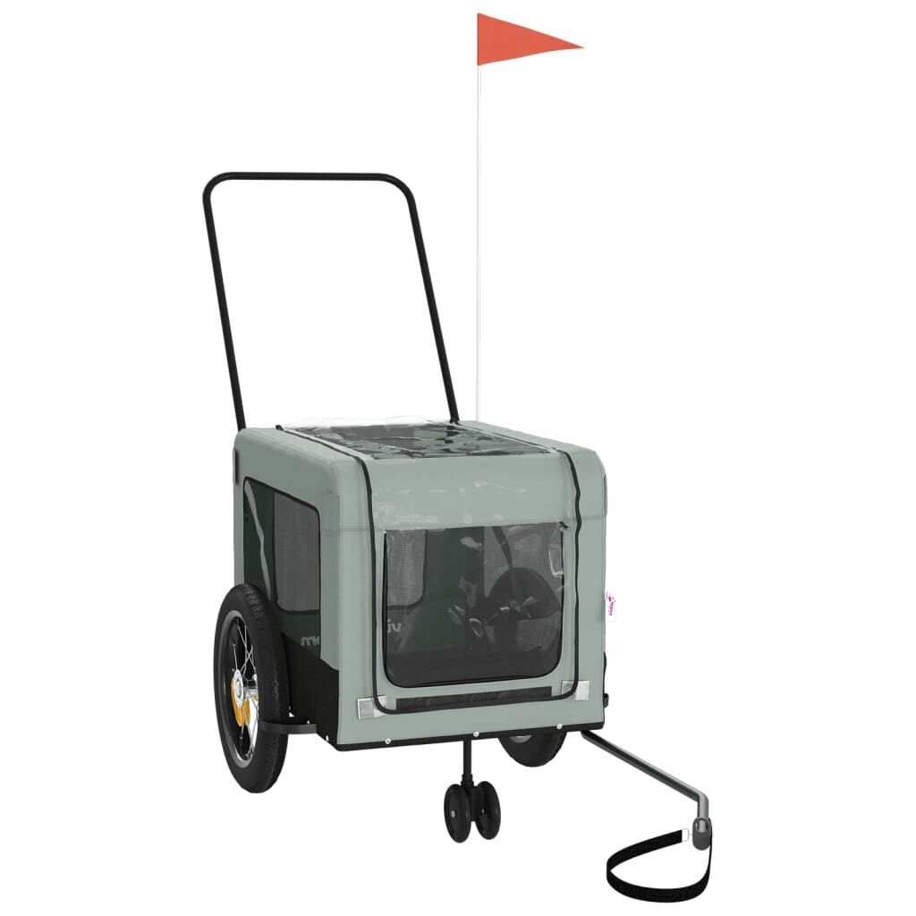 Hondenfietskar Oxford Stof IJzer Grijs/Zwart 30kg - 34% Korting