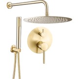 Inbouw Douchesysteem Goud Geborsteld PVD | 35% Korting