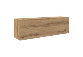 Badkamerwandkast 100x25x30cm bewerkt hout met 53% korting