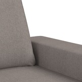 VidaXL Tweezitsbank 120 cm stof taupe - 35% korting