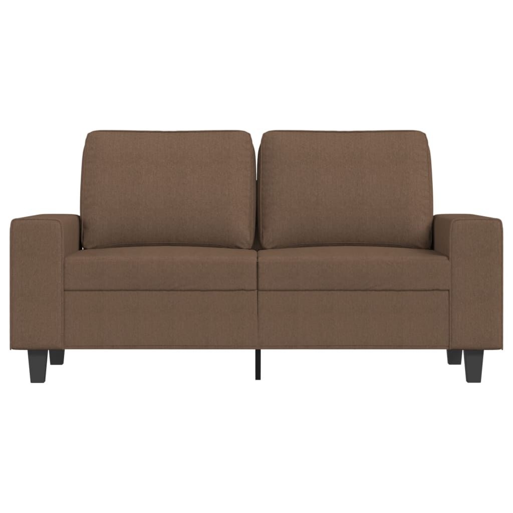 VidaXL Tweezitsbank 120 cm Stof Bruin - 35% Korting