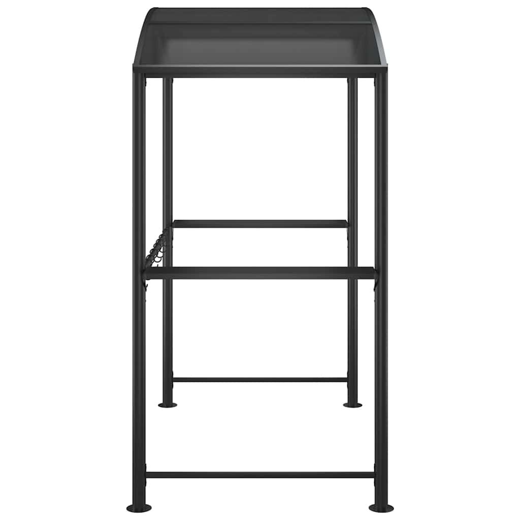 vidaXL Barbecue-overkapping 210x114x230 cm Staal Antraciet - 35% Korting