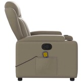 Verstelbare Massagestoel Cappuccino Kunstleer - 30% Korting