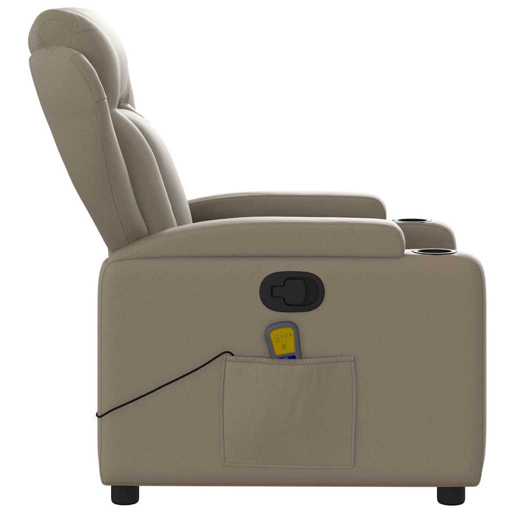 Verstelbare Massagestoel Cappuccino Kunstleer - 30% Korting