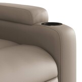 Verstelbare Massagestoel Cappuccino Kunstleer - 30% Korting
