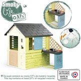 Smoby Speelhuis met Zomerkeuken - Gerecycled Materiaal - 35% Korting