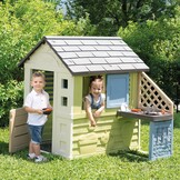 Smoby Speelhuis met Zomerkeuken - Gerecycled Materiaal - 35% Korting