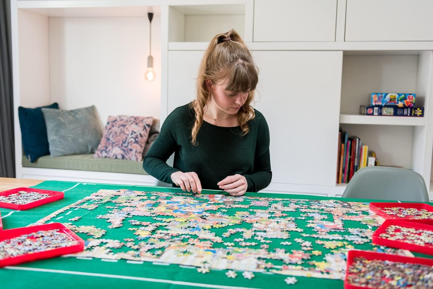 Puzzelsorteerder met 6 Bakken (20x20cm) - 31% Korting