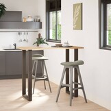 vidaXL Bartafelpoten U-vormig Staal Naturel 2 st. - 34% Korting