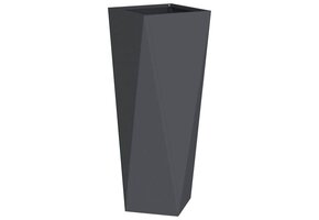 Plantenbak Staal Antraciet 30x30x75 cm - 46% Korting