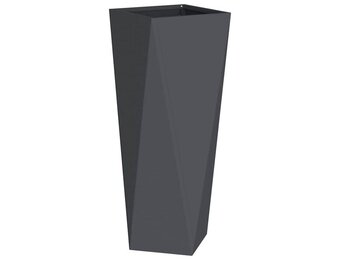 Plantenbak Staal Antraciet 30x30x75 cm - 34% Korting