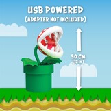 Super Mario Piranha Plant Bureaulamp 33cm - 34% Korting