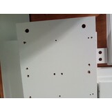 Badkamerkast Wit Bewerkt Hout - 65x33x60 cm - 54% Korting