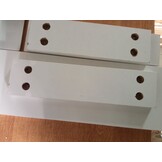 Badkamerkast Wit Bewerkt Hout - 65x33x60 cm - 54% Korting