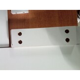 Badkamerkast Wit Bewerkt Hout - 65x33x60 cm - 54% Korting