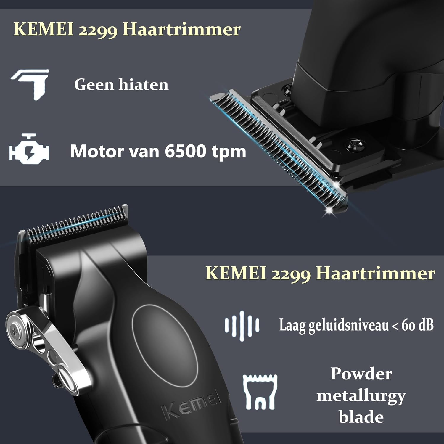 Professionele Tondeuse Set - Haar- & Baardtrimmer 34% Korting