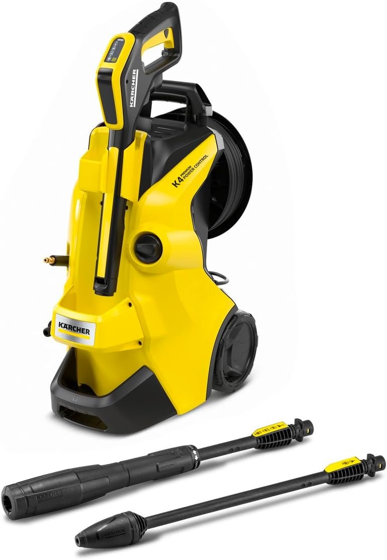 Hogedrukreiniger Kärcher K 4 Power Control - 130 bar, App-ondersteuning, Geel - 60% Korting