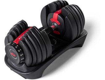 Verstelbare Halter Set 2-24 kg - Ruimtebesparend - Inclusief JRNY Lidmaatschap - Zwart - 30% Korting