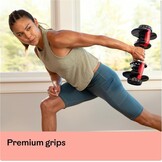 Verstelbare Halter Set 2-24 kg - Ruimtebesparend - Inclusief JRNY Lidmaatschap - Zwart - 30% Korting