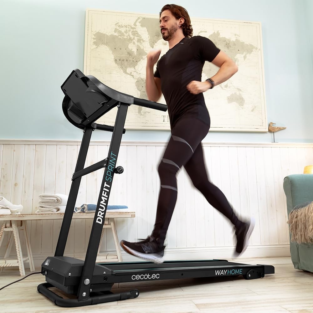 Opvouwbare Loopband DrumFit WayHome 1400 Sprint - 55% Korting