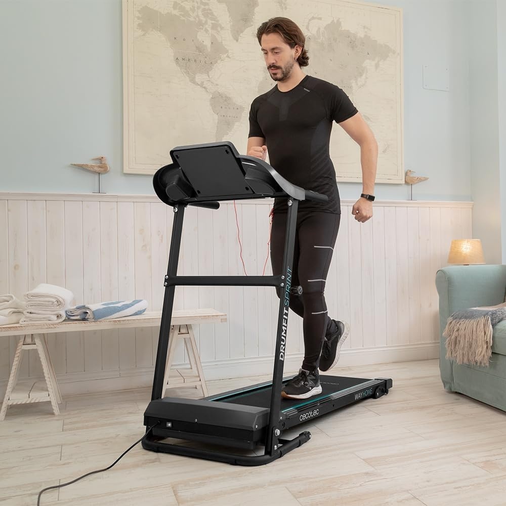 Opvouwbare Loopband DrumFit WayHome 1400 Sprint - 55% Korting