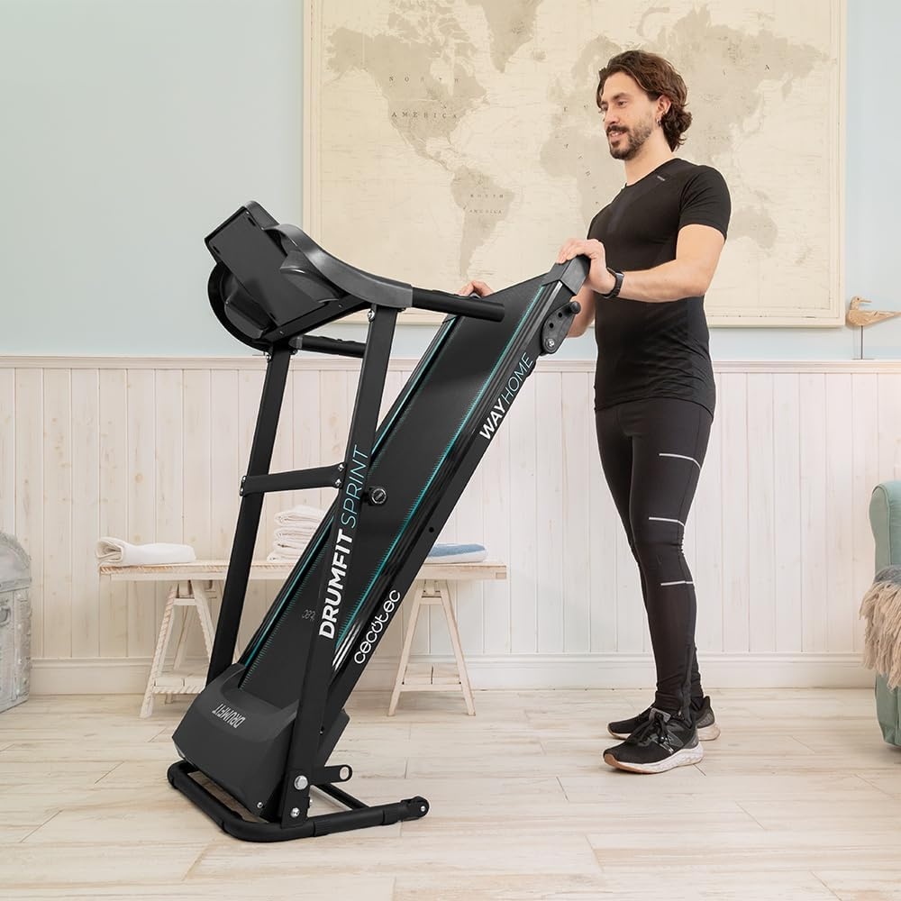 Opvouwbare Loopband DrumFit WayHome 1400 Sprint - 55% Korting