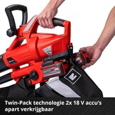 Einhell Accu Bladzuiger Bladblazer 36V 2x18V - 34% Korting
