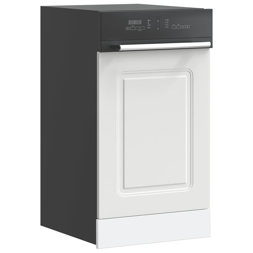 vidaXL Vaatwaspaneel Kalmar 45x1,5x57 cm bewerkt hout wit