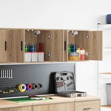 VidaXL Garagewandkasten Sonoma Eikenhout 2 Stuks - 59% Korting!